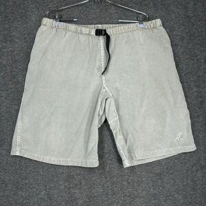 VTG Gramicci Shorts Men's Large Gray Cotton Belted Climbing Outdoor Made in USA